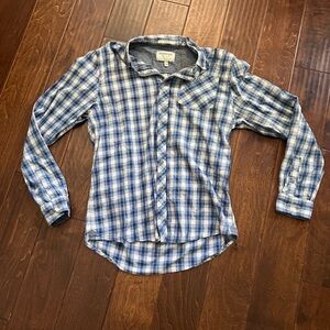 Report Collection Men’s Large Slim Fit Cotton Flannel Shirt